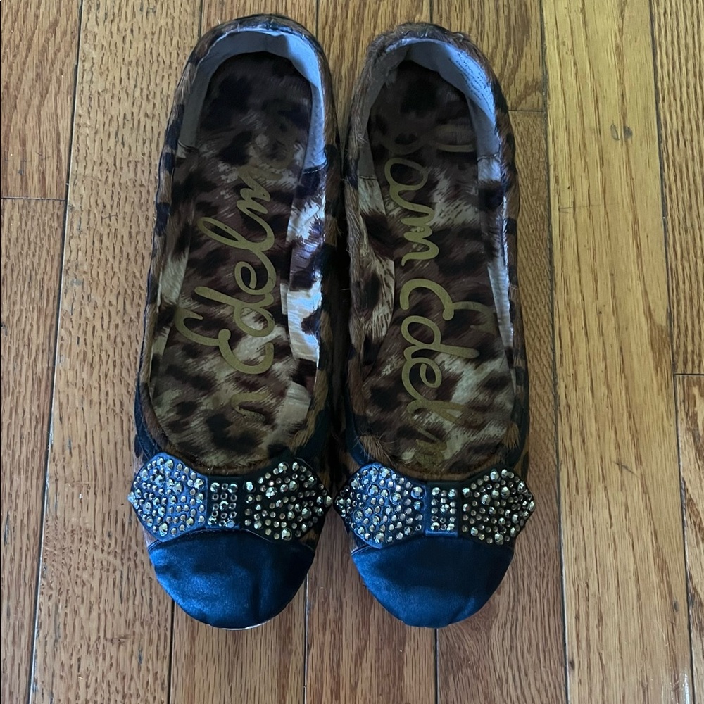 SAM EDELMAN woman’s animal cheetahs print  Ballet Flats